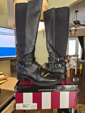 Circus by Sam Edelman Paige Black Riding Boots